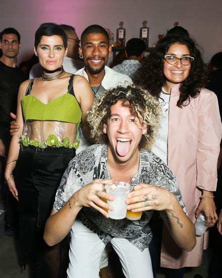 Nelly Furtado and Hodgy at her Bday Party .
